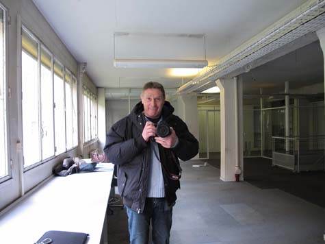 François Lochon dans les locaux de Denfert Rochereau